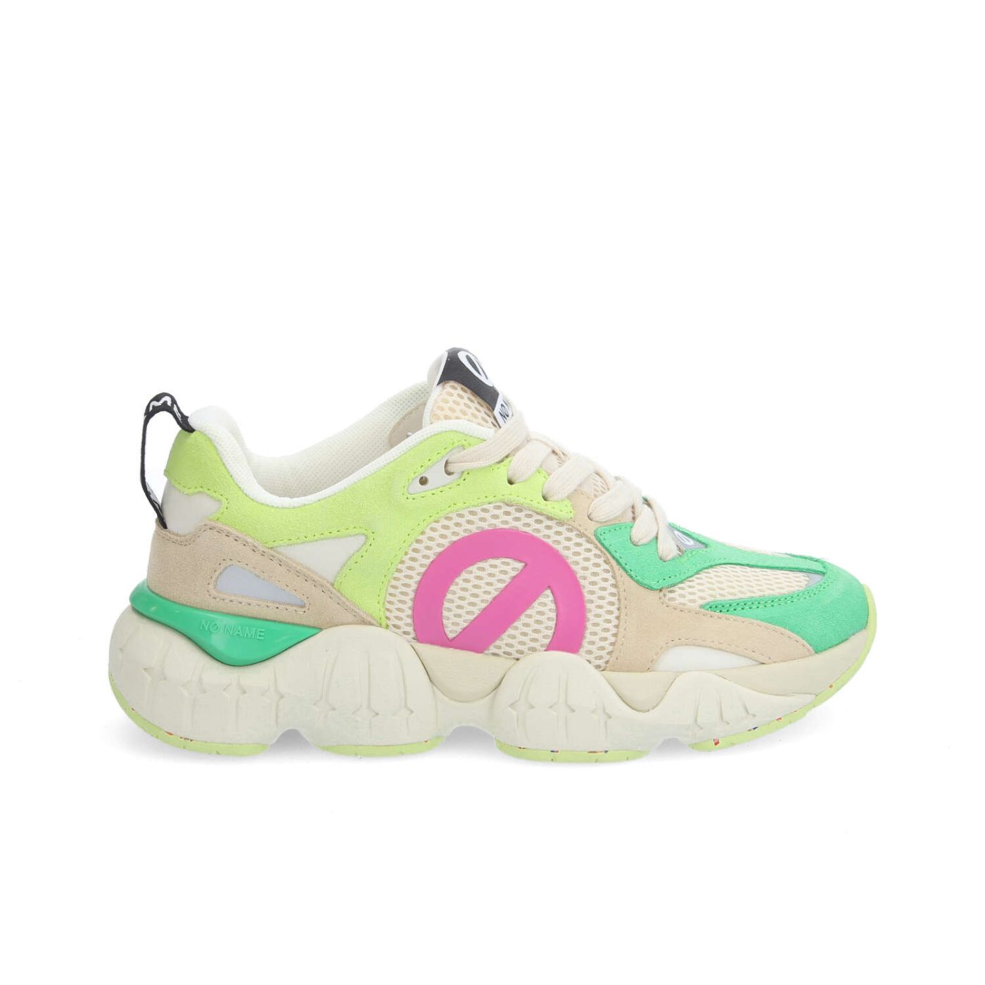 KRAZEE RUNNER W - SUEDE/MESH/SUED - VERT/BLANC CASSE